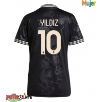 Camiseta Juventus Kenan Yildiz #10 Tercera Equipación para mujer 2025-26 manga corta